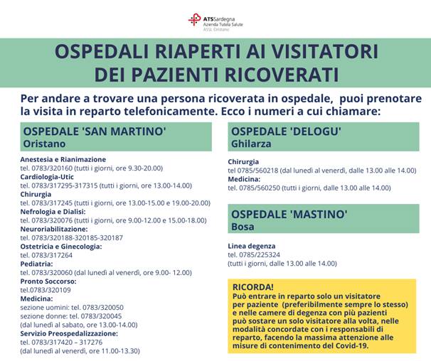 Ospedale - visitatori reparto