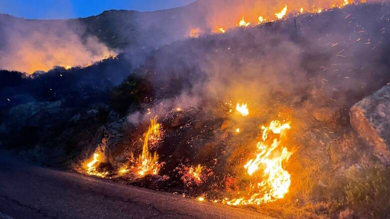 Bosa - Incendio 20 agosto