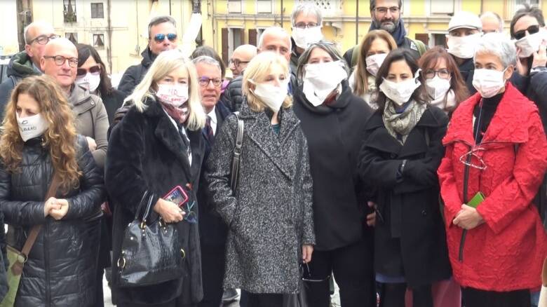 Manifestazione giornalisti - Cagliari