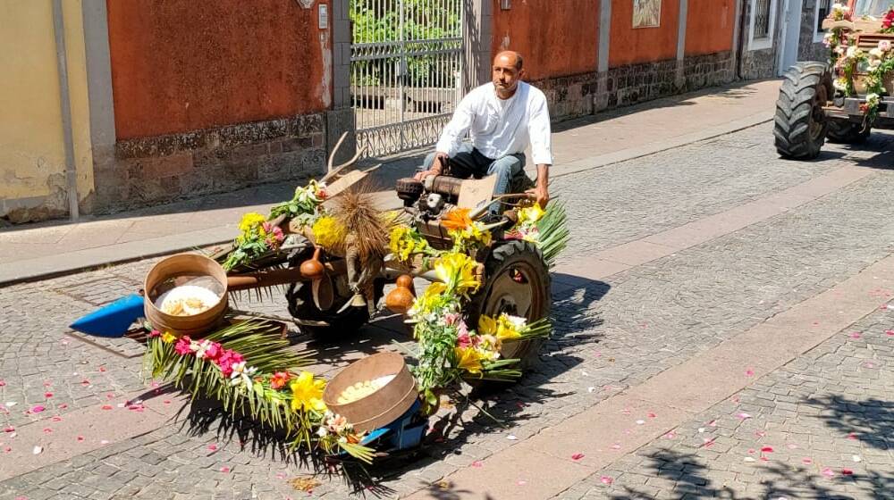 A Sedilo la festa di Sant'isidoro con la prima uscita delle "pandelas" 