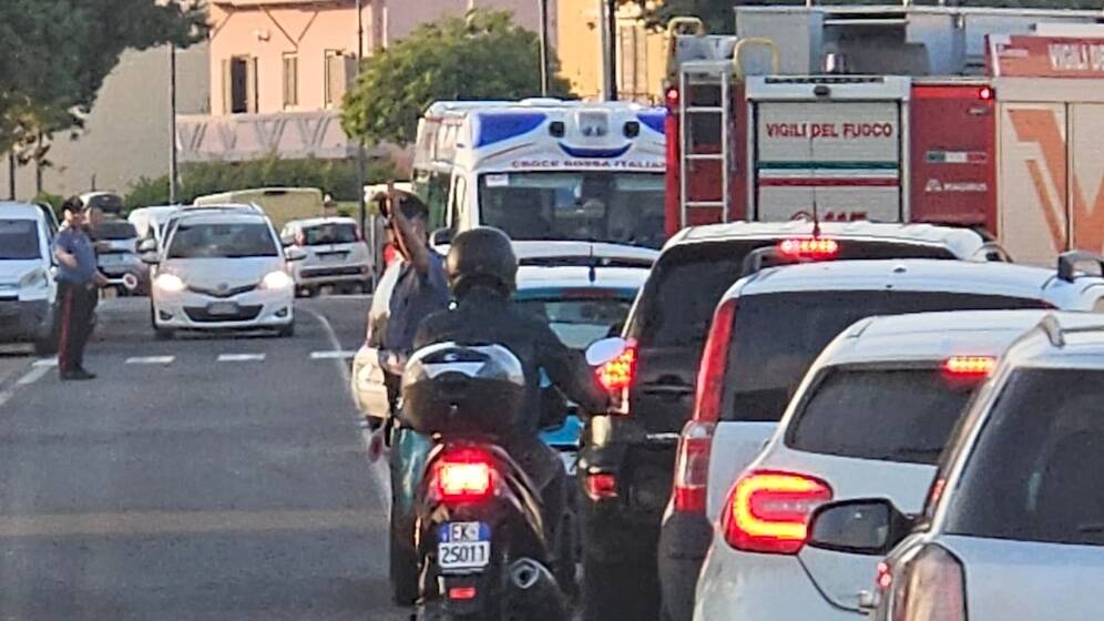 Nurachi incidente ambulanza croce rossa