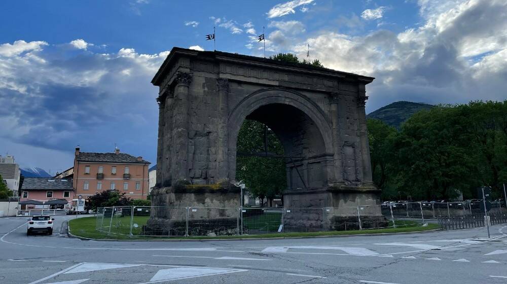 L'arco di Augusto, ad Aosta