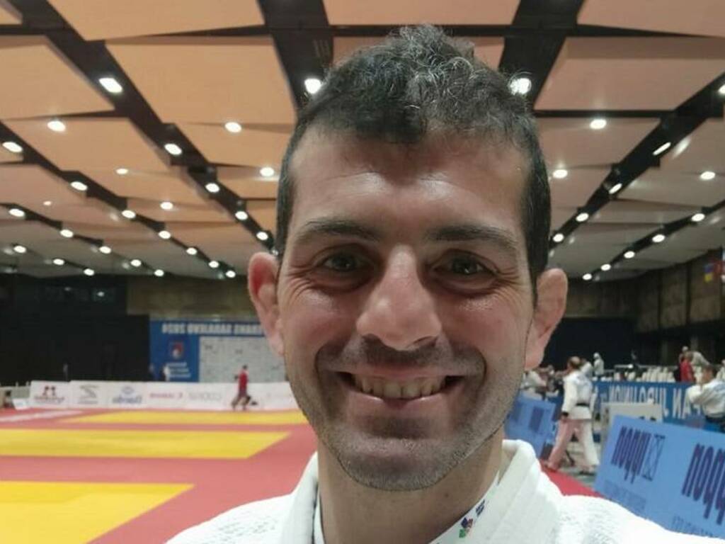 Davide Ticca agli Europei di judo Veterans