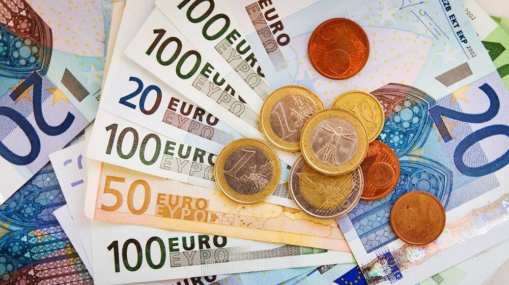 denaro soldi euro foto d'archivio