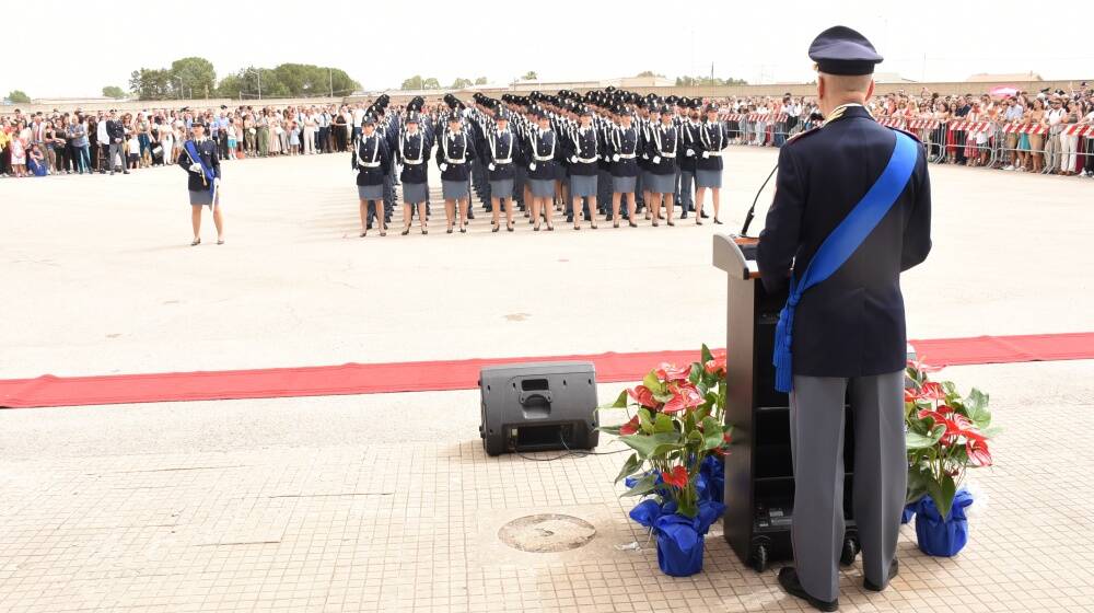 Giuramento  225° corso della Polizia - Caip Abbasanta