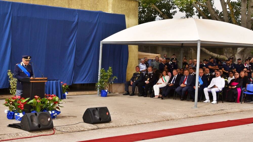 Giuramento  225° corso della Polizia - Caip Abbasanta