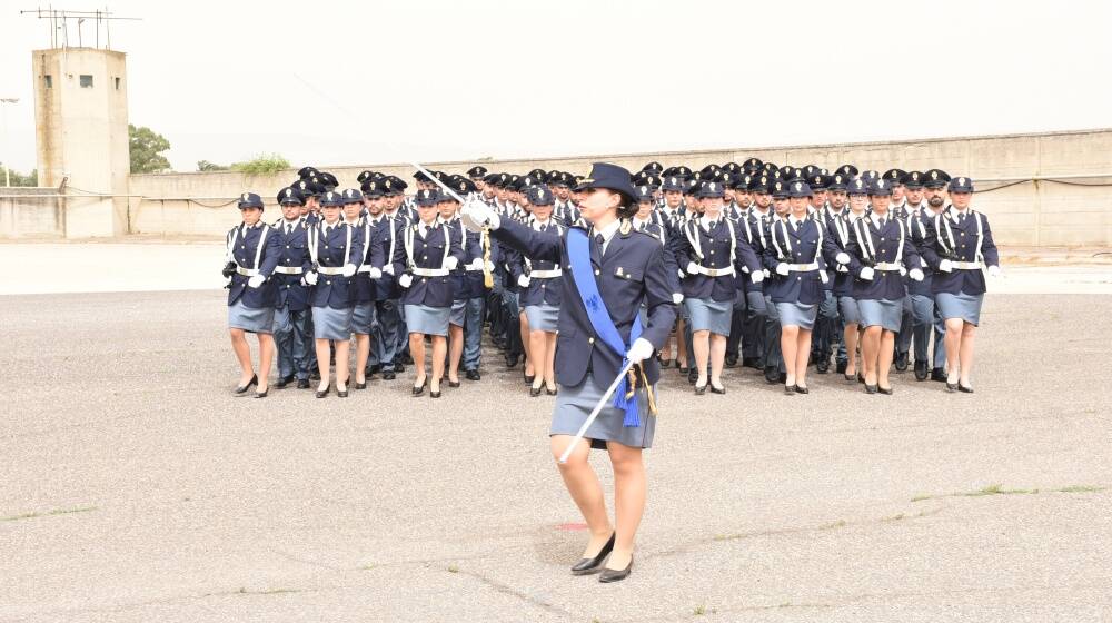 Giuramento  225° corso della Polizia - Caip Abbasanta