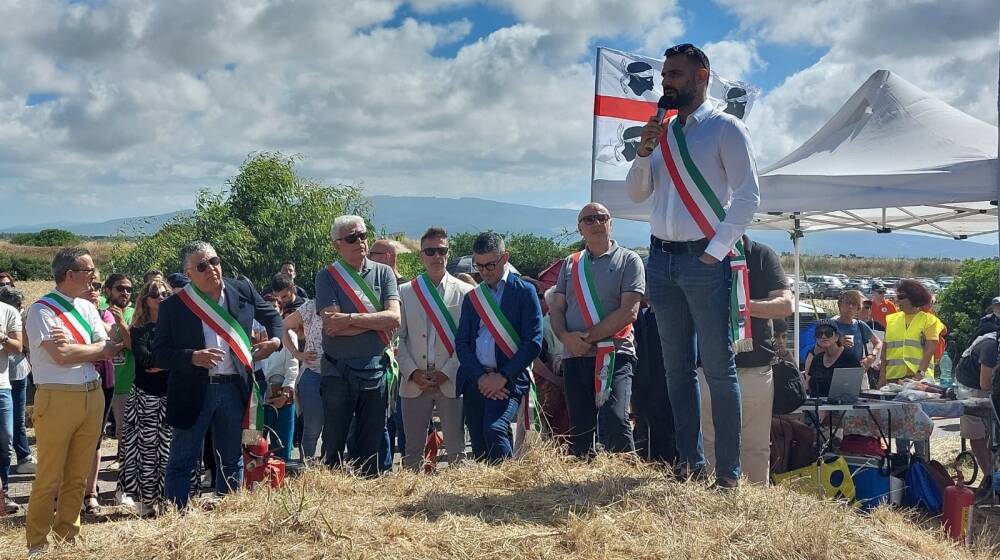 Manifestazione provinciale 65 - l'intervento del sindaco fanari