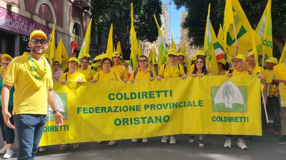 A Cagliari una grande delegazione da Oristano per manifestare con Coldiretti