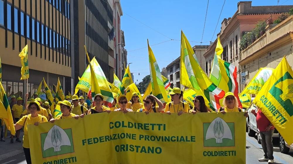 A Cagliari una grande delegazione da Oristano per manifestare con Coldiretti