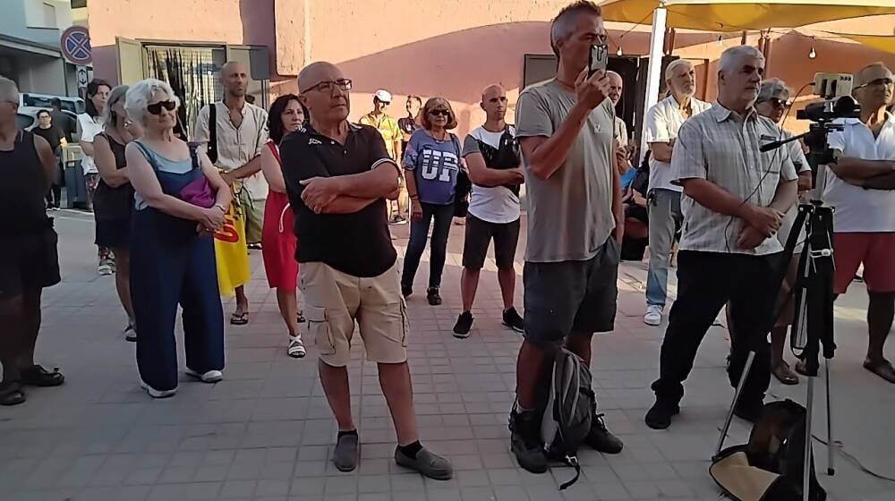 A S'Archittu la manifestazione contro le pale eoliche