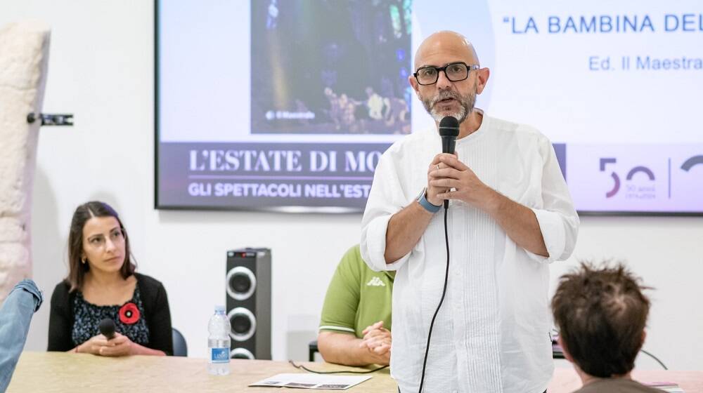 Il direttore artistico del Festival Letterario dell’Archeologia Giovanni Follesa - Foto Ufficio Stampa Fondazione Mont'e Prama