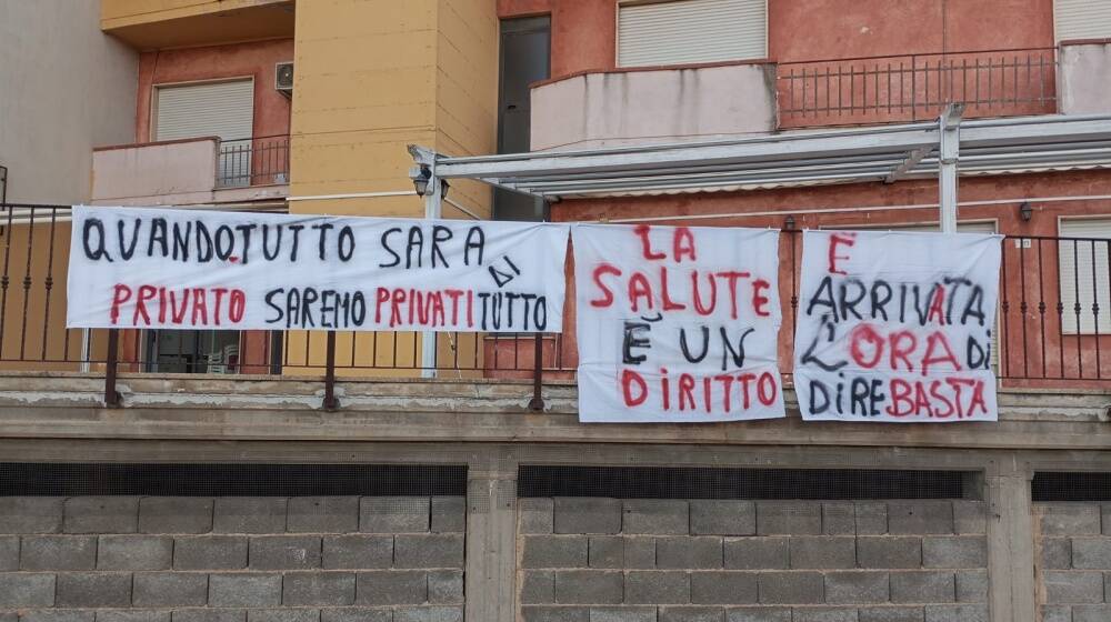 Cartelli protesta Terralba