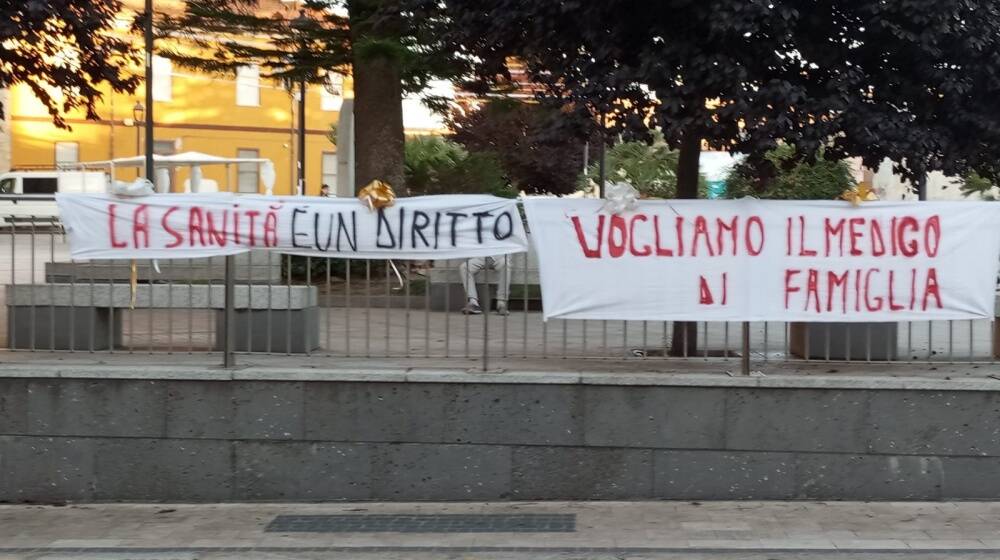 Cartelli protesta Terralba