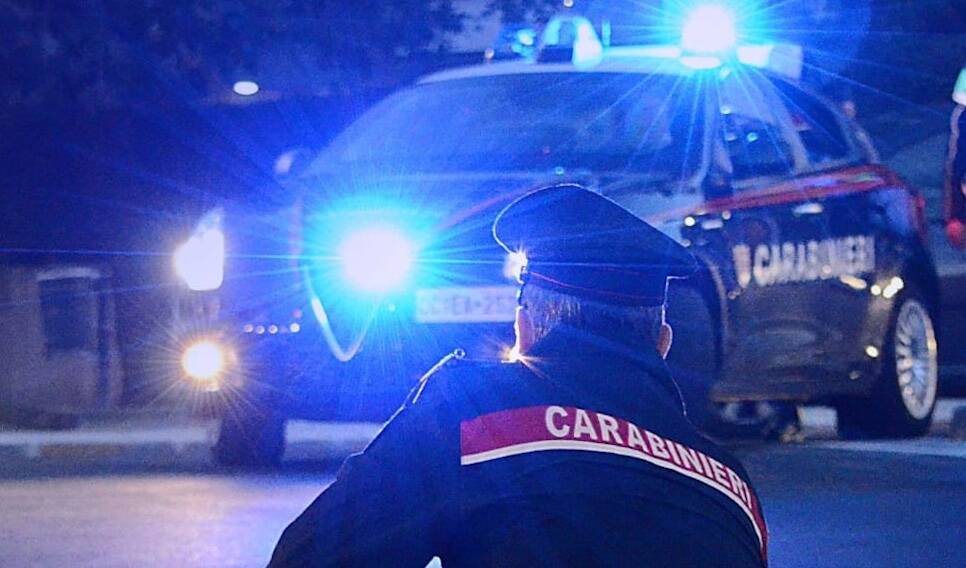 mandas incidente stradale notte carabinieri 