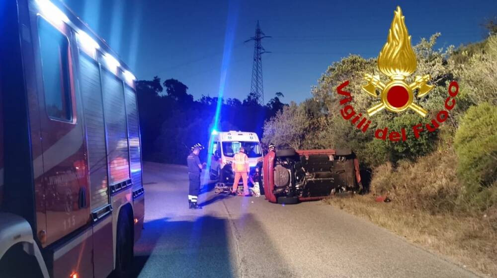 Incidente Arzachena vigili del fuoco