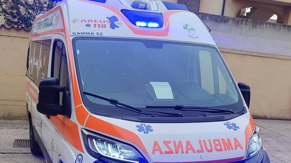 L'ambulanza della Livas Terralba