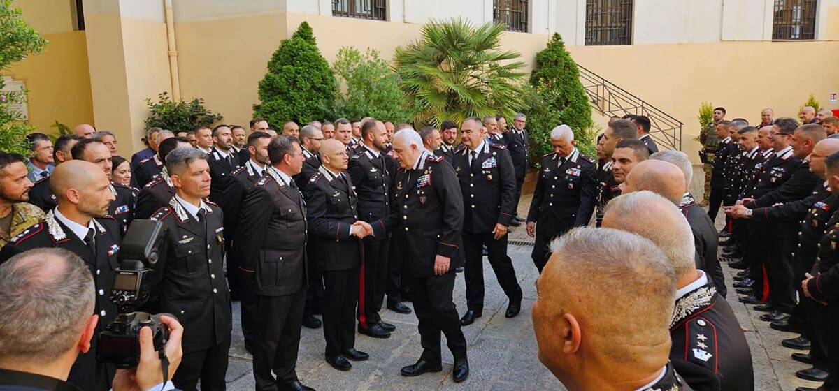 Carabinieri, visita del comandante generale in Sardegna