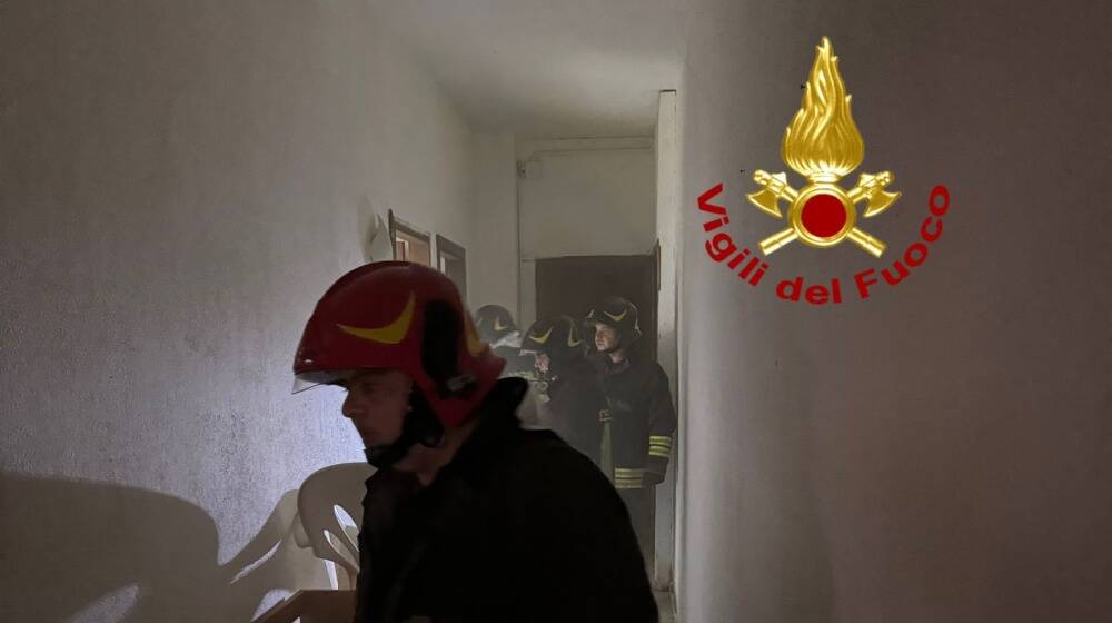 Vigili del fuoco - San Teodoro - incendio abitazione 