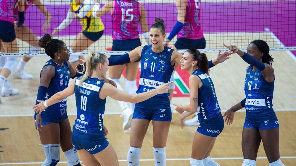 Alessia Orro in campo con Milano alla Courmayeur Cup - Foto verovolley.com