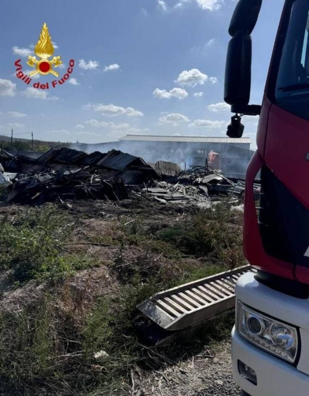 Attentato incendiario contro pannelli fotovoltaici