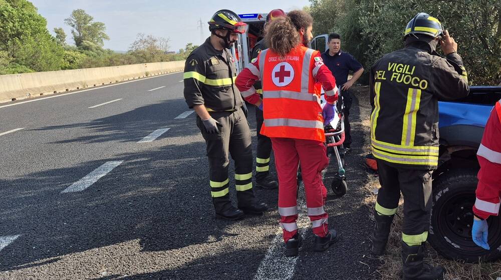 I soccorsi intervenuti sul luogo dell'incidente