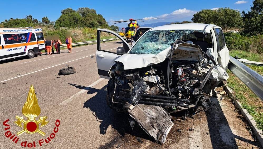 sassari incidente stradale codrongianus