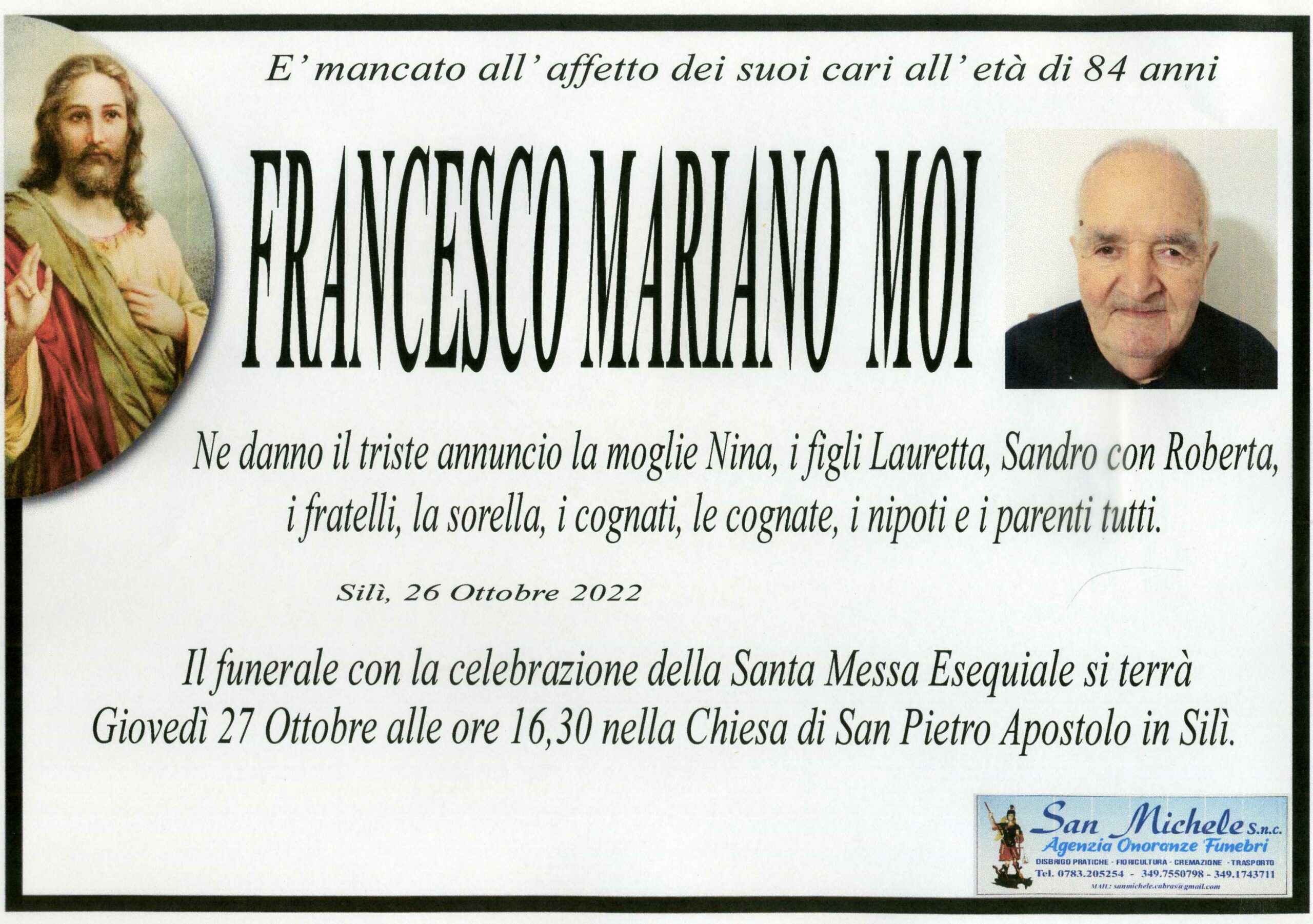 FRANCESCO MARIANO MOI - LinkOristano